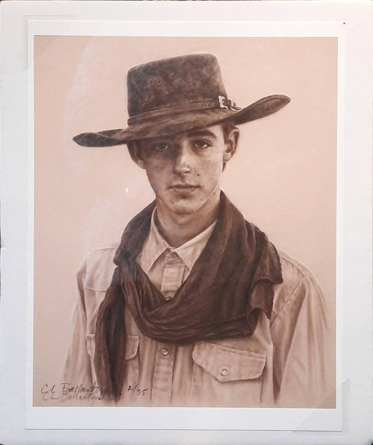 Barak Buckaroo (Giclee on Paper) - Carrie Ballantyne