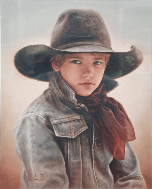 Cowboy Blue (Giclee on Paper) - Carrie Ballantyne