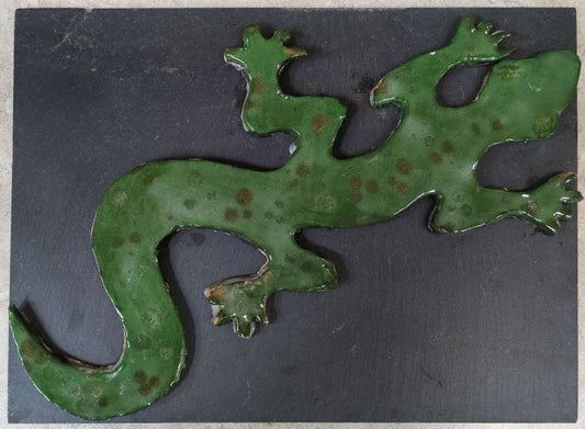 Gekko on Tile - Marge Davey