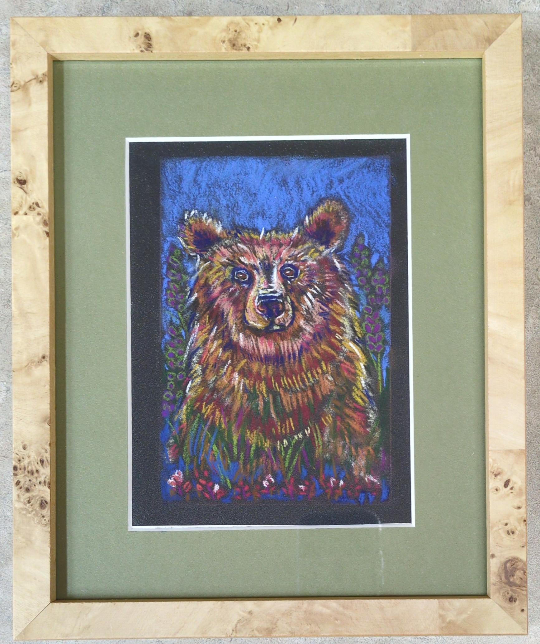 Grizzly Among Wildflowers - Noelle Weimann