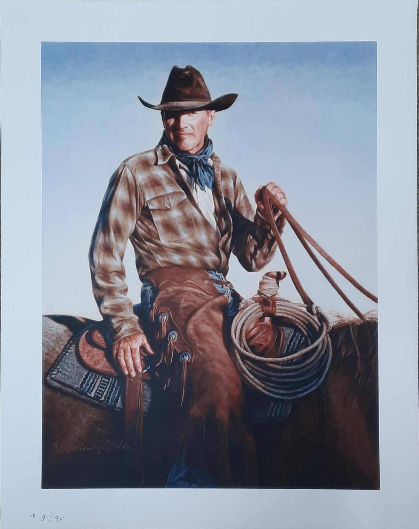 Montana Man (Giclee on Canvas) - Carrie Ballantyne
