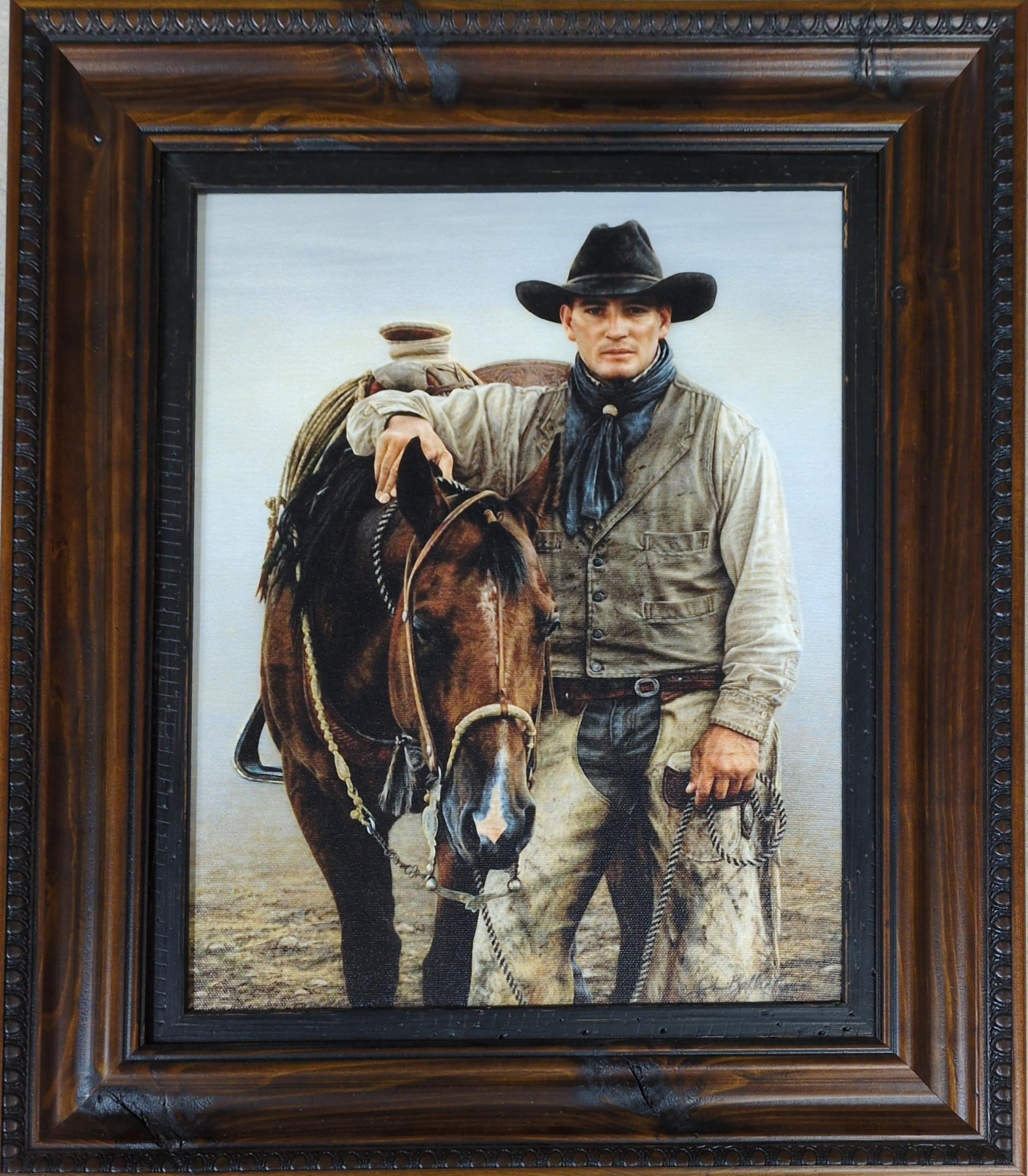 Rawhide Man (Giclee on Canvas/ Framed) - Carrie Ballantyne