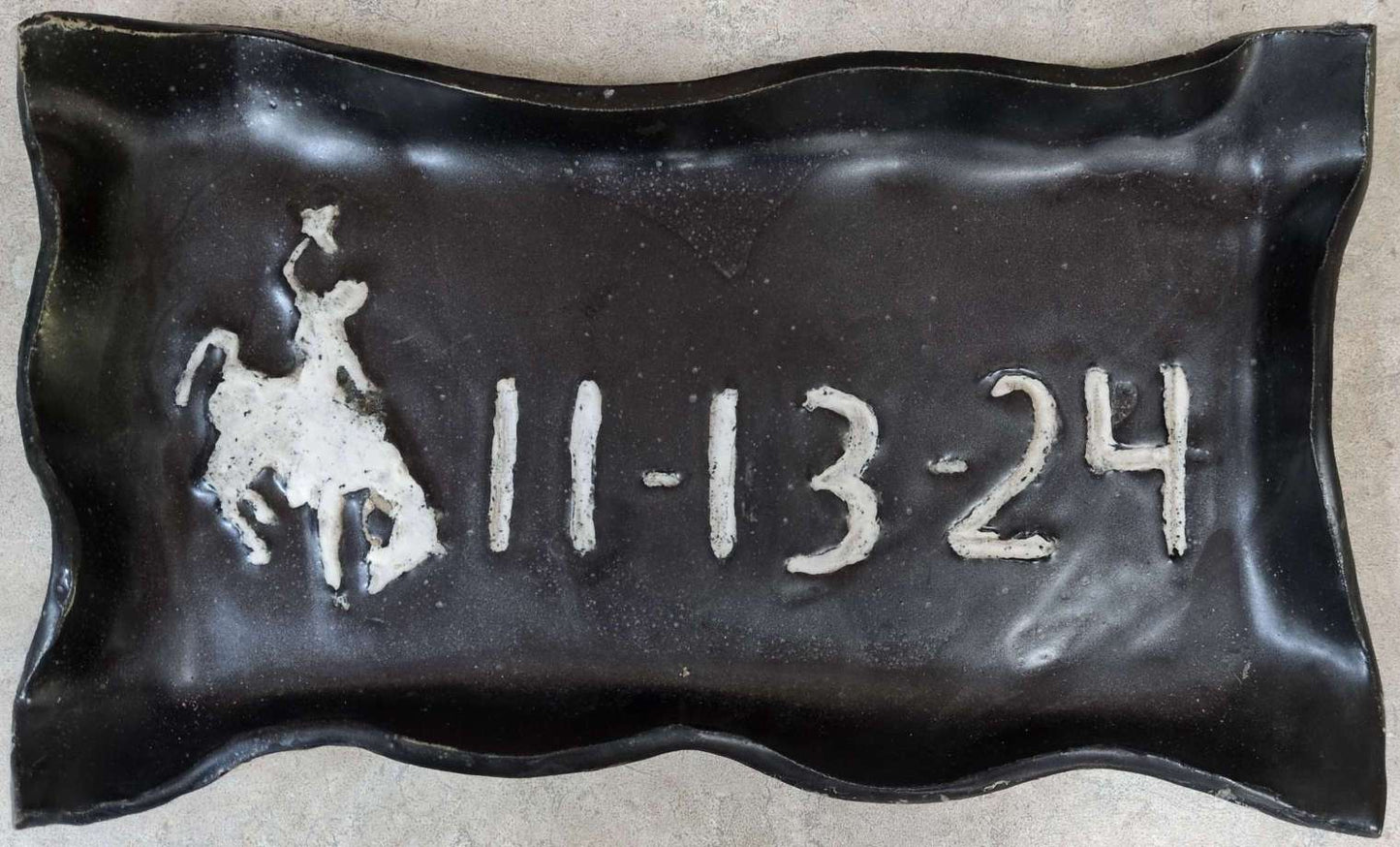 Wyoming License Plate - Marge Davey