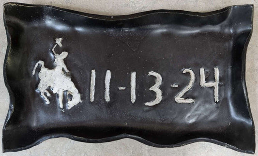 Wyoming License Plate - Marge Davey