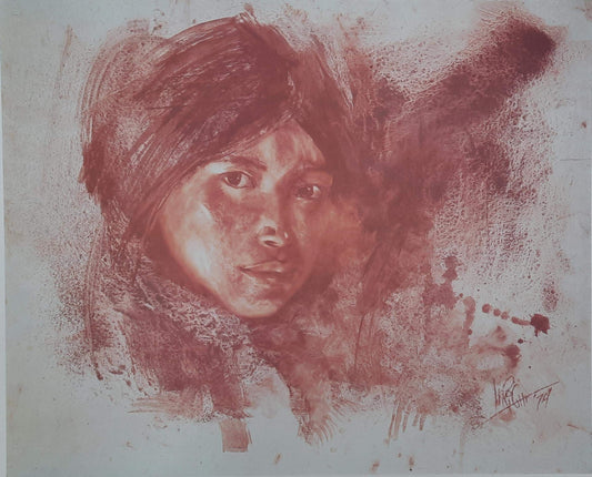 Pensive Print - Bill Wright